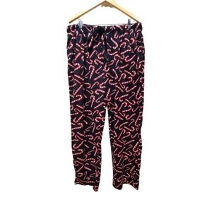 2XL Candy Cane Fleece Pajama Pants